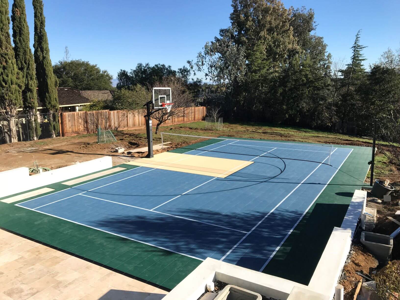 Backyard Residential Multi Sport Court Sport Court® Northern California